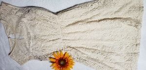 Knit, lined, sleeveless sundress